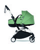 Babyzen YOYO2 Stroller White Frame with Peppermint Bassinet image number 3